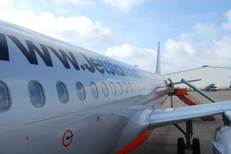 Máy bay mới của Jetstar Pacific.